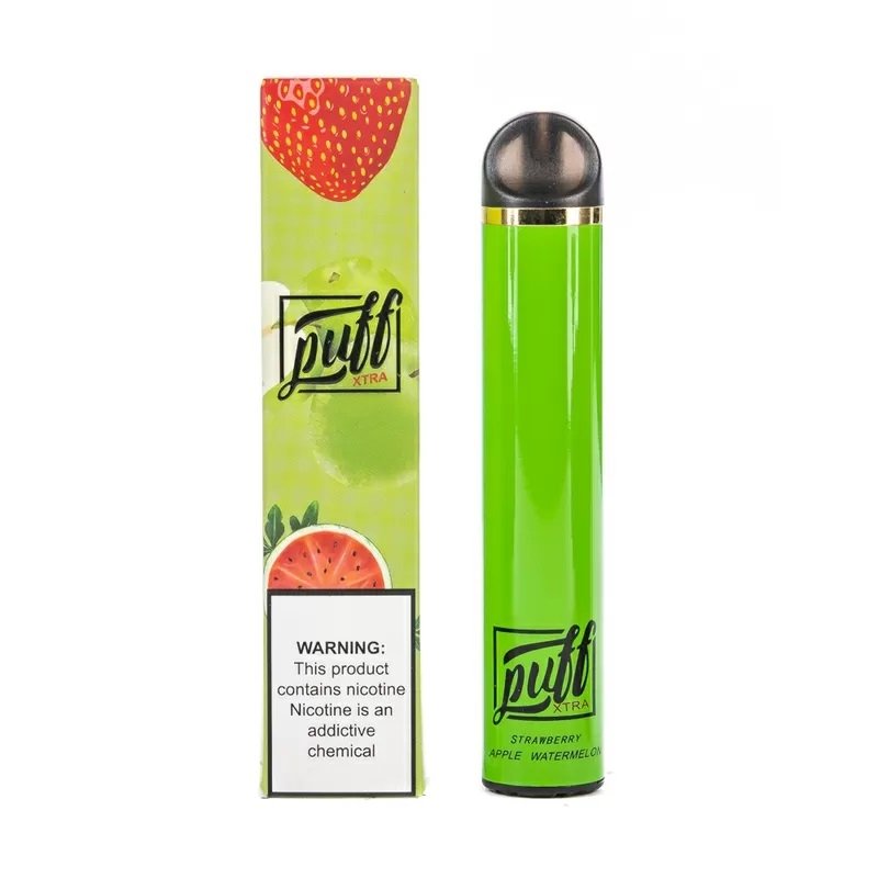 Фото Puff XTRA - Strawberry Apple Watermelon (Клубника, Яблоко, Арбуз), 1500 затяжек, 20 мг (2%)