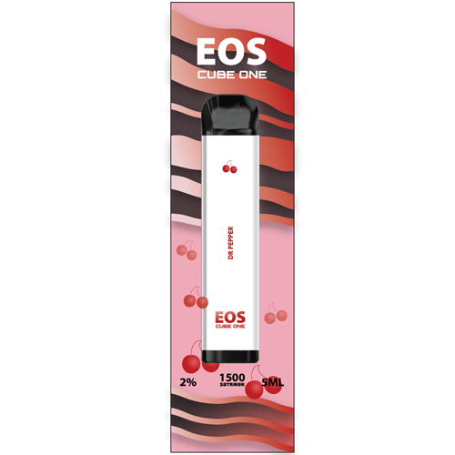 Фото EOS Cube One - DR.PEPPER, 1500 затяжек, 20 мг (2%)