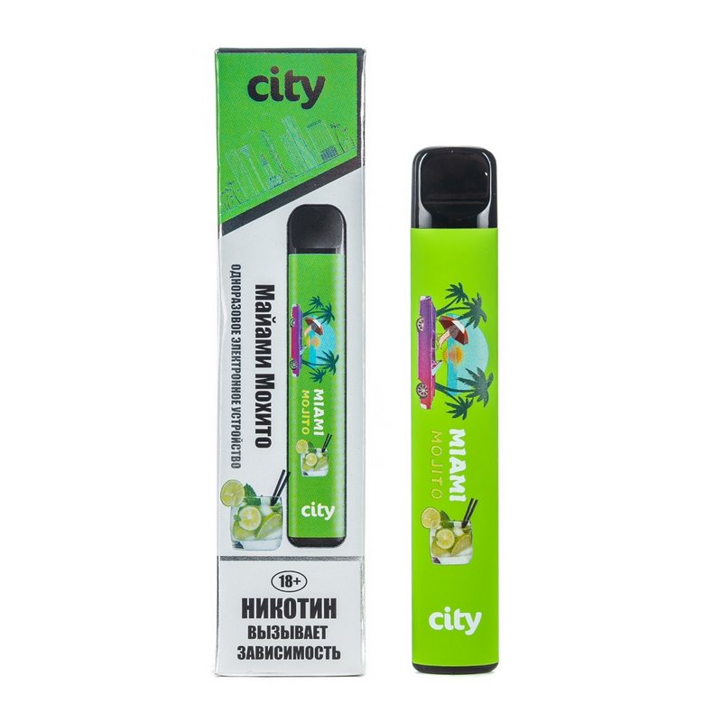 Фото City North - Miami Mojito (Майями Мохито), 500 затяжек, 20 мг (2%)