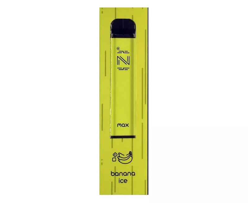 Фото IZI Max - Banana Ice (Холодный банан), 1600 затяжек, 20 мг (2%)