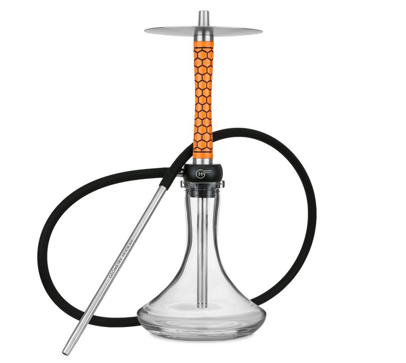 Фото Geometry Hookah Little Bro Honeycomb Gloss Orange