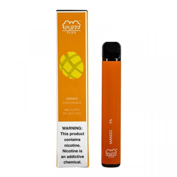 Фото Puff PLUS - Mango (Манго), 800 затяжек, 20 мг (2%)