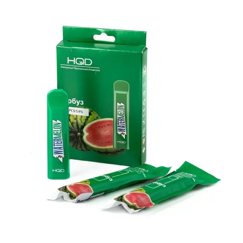 Фото HQD Cuvie - Watermelon (Арбуз), 300 затяжек, 20 мг (2%)