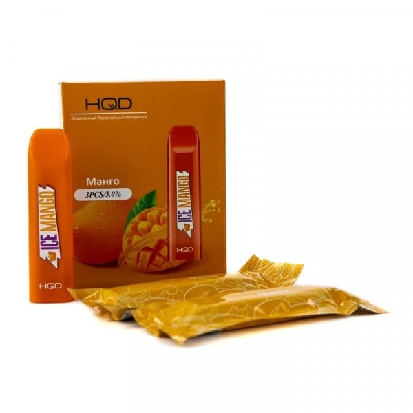 Фото HQD V2 - Mango (Манго), 300 затяжек, 20 мг (2%)