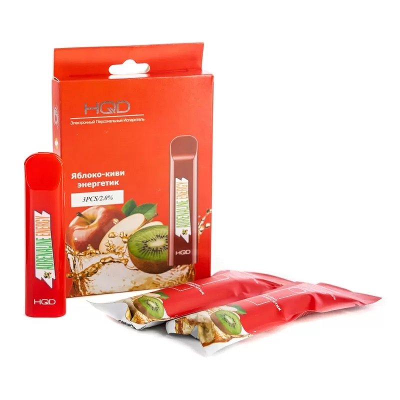 Фото HQD Cuvie - Adrenaline Energy (Энергетик Адреналин), 300 затяжек, 20 мг (2%)