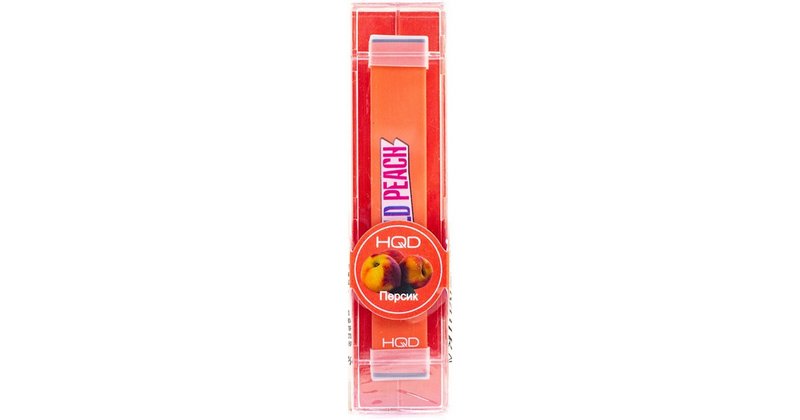 Фото HQD Stark - Peach (Персик), 300 затяжек, 20 мг (2%)