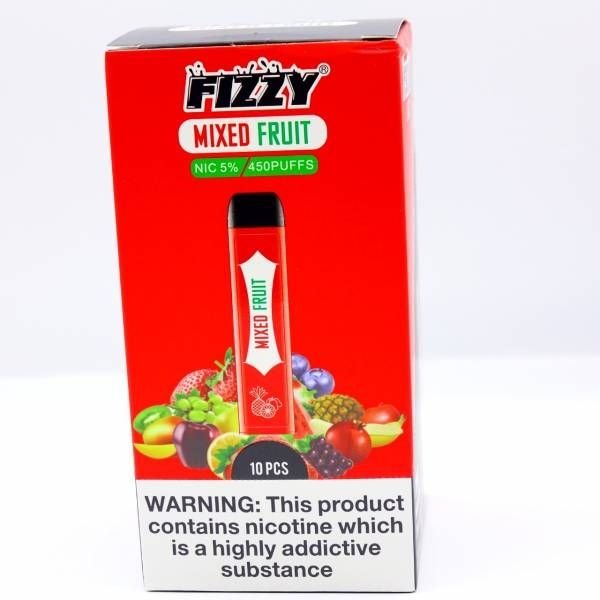 Фото FIZZY Jungle - Фруктовый Микс, 450 затяжек, 20 мг (2%)