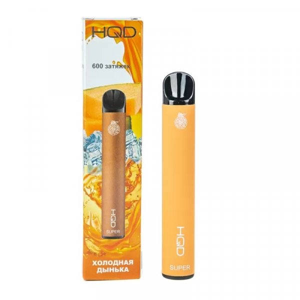 Фото HQD Super - Coolmelon (Дыня) 600 затяжек, 20 мг (2%)
