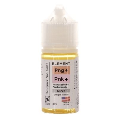 Фото Element Salt Pink Grapefruit + Pink Lemonade (Розовый грейпфрут + Розовый лимонад), 30 мл, 2 %