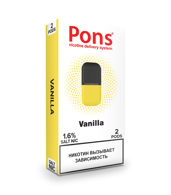 Фото Картридж Pons Vanilla (Ваниль) x 2