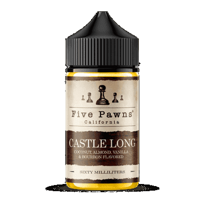 Фото Five Pawns Original Castle Long (Бурбон, Кокос, Миндаль, Ваниль), 60 мл, 0,6 %