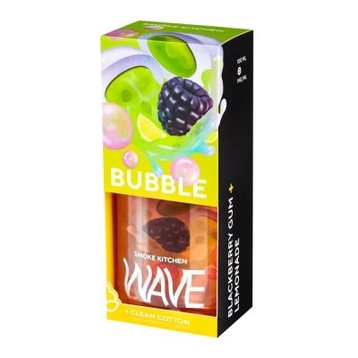 Фото Smoke Kitchen Wave Bubble  (Жвачка, Ежевика, Лимонад, Цитрус), 100 мл, 0 %