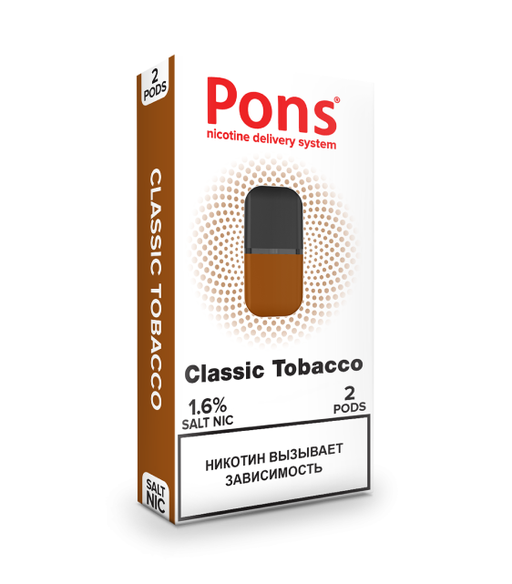 Фото Картридж Pons Classic Tobacco (Классический табак) x 2