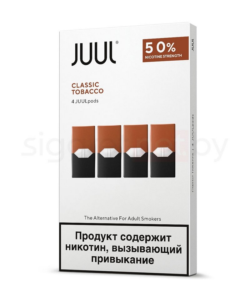 Фото Картридж Juul Labs JUUL Табак x 4