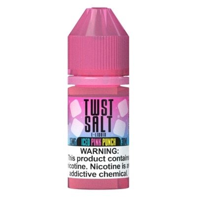 Фото TWIST Salt Iced Pink Punch (Малиновый лимонад, Ментол), 30 мл