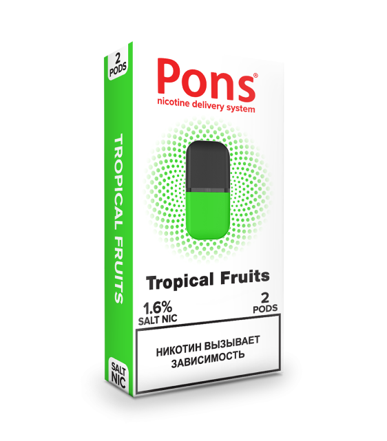 Фото Картридж Pons Tropical Fruits (Тропические фрукты) x 2