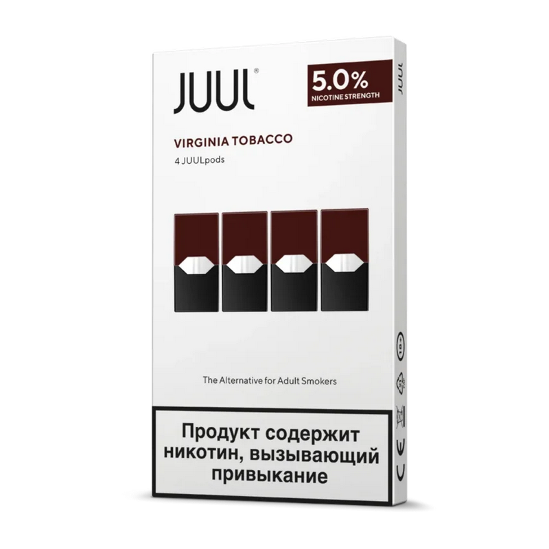 Фото Картридж Juul Labs JUUL Virginia Tobacco x 4