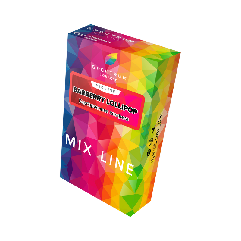Фото Spectrum Mix Line - Barberry Lollipop (Барбарисовая конфета) 40г