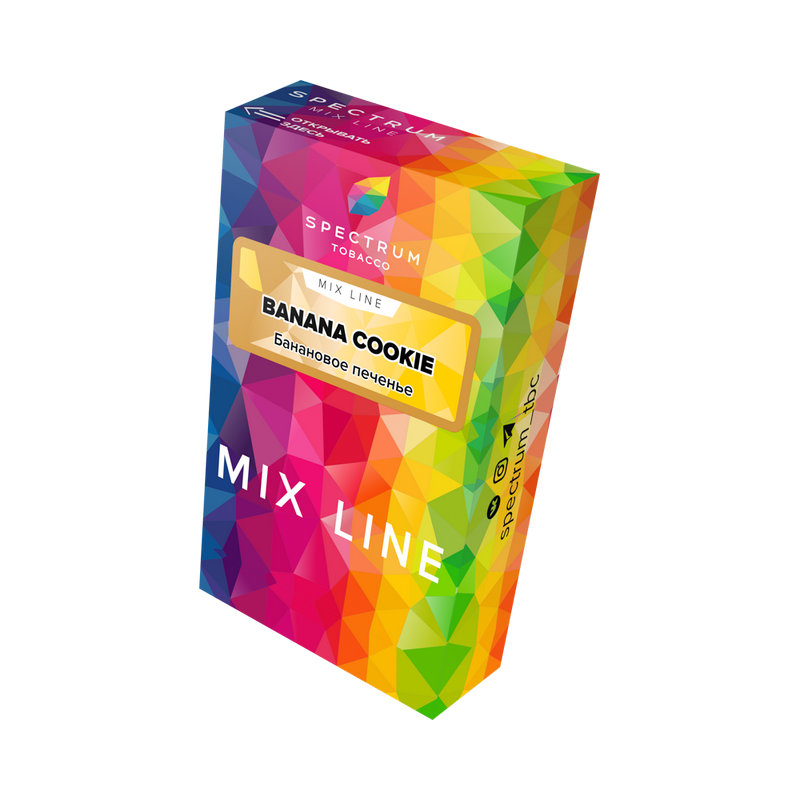 Фото Spectrum Mix Line - Banana Cookie (Банановое печенье) 40г