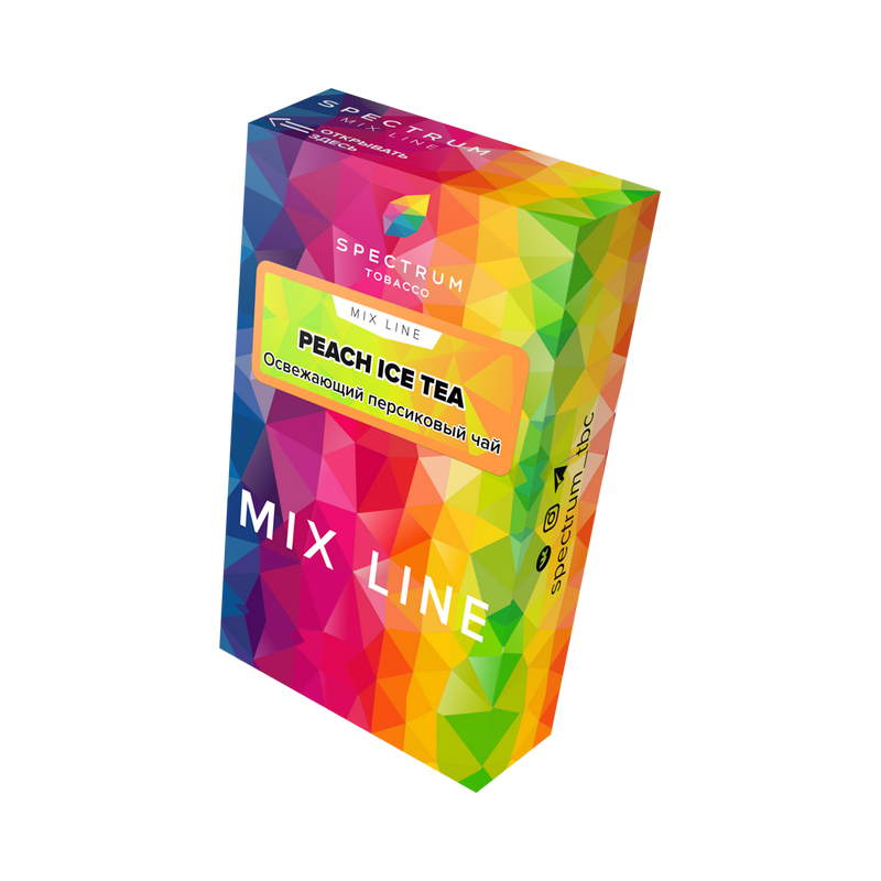 Фото Spectrum Mix Line - Peach Ice Tea (Освежающий персиковый чай) 40г