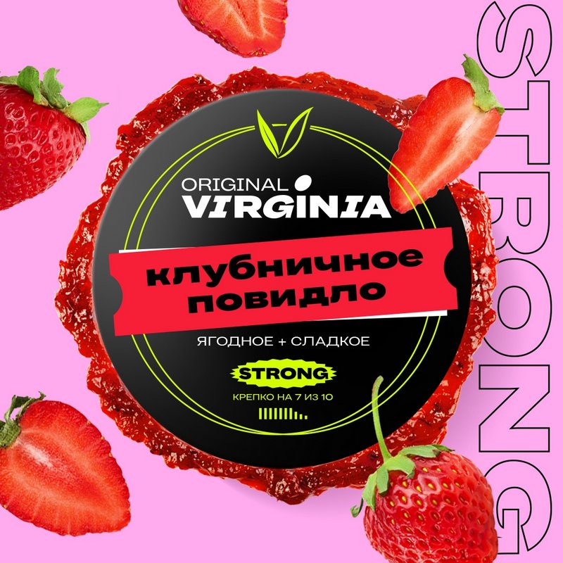 Фото Original Virginia STRONG - Клубничное Повидло 25г