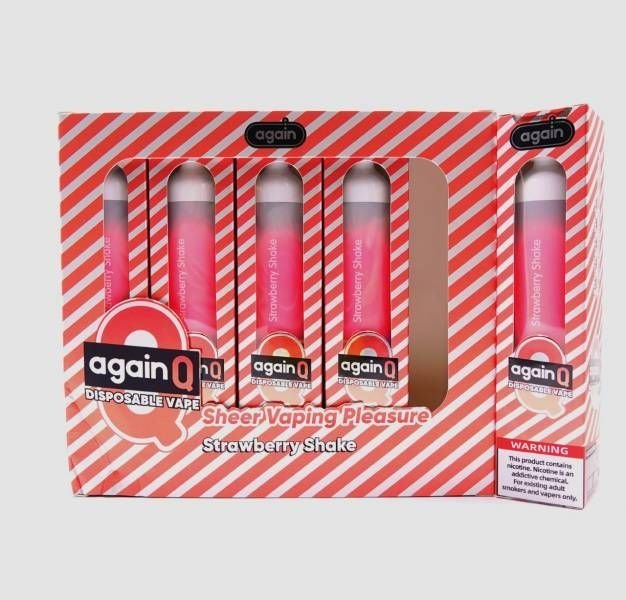 Фото Again Q – Клубничный шейк, 2500 затяжек, 20 мг (2%)
