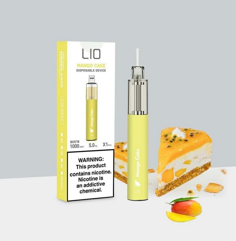 Фото LIO Bee by iJoy - Mango Cake (Манговый торт), 1500 затяжек, 20 мг (2%)