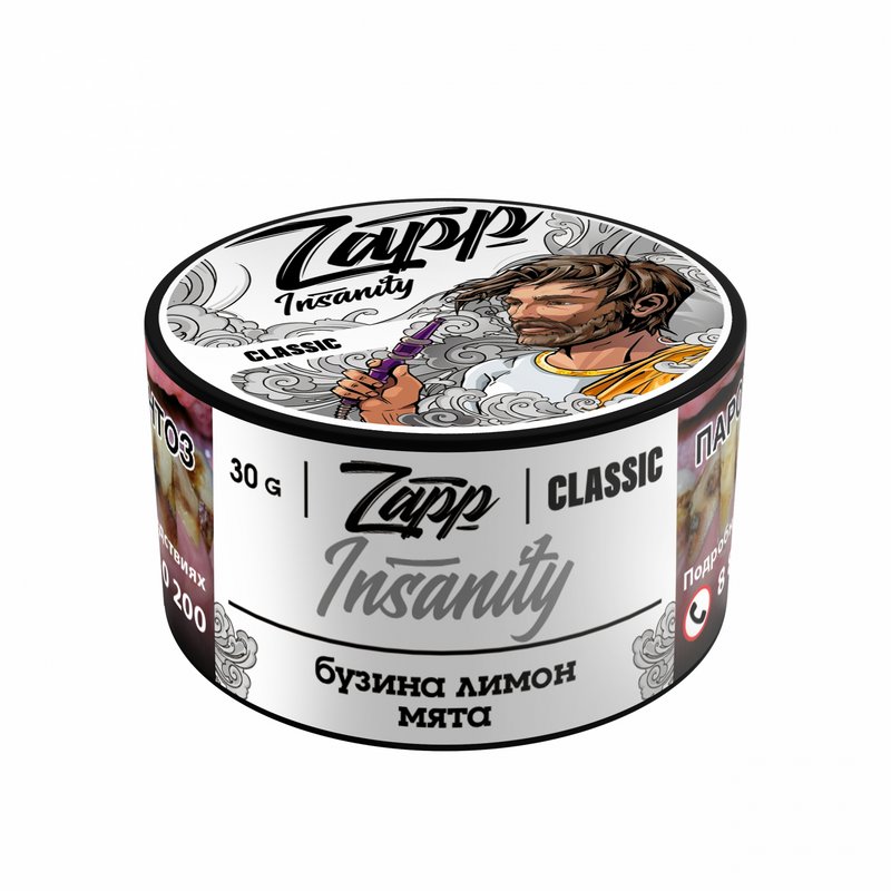 Фото ZAPP - Insanity (Лимон, бузина, мята) 30г