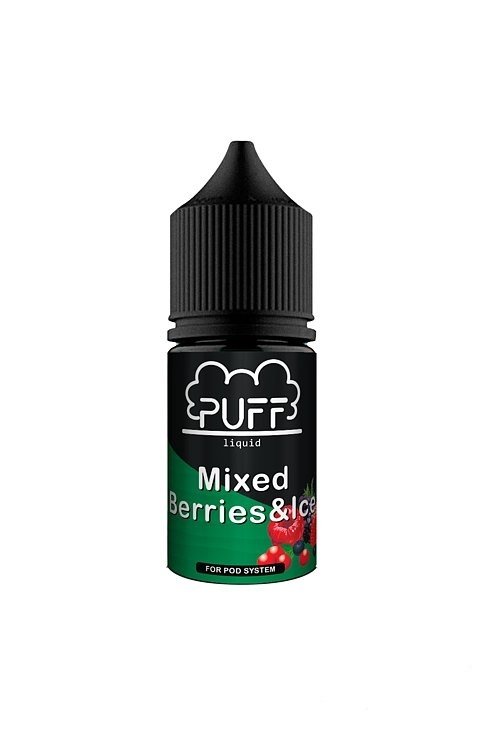 Фото Puff Salt - Mixed Berries & Ice (Ягодный микс, Лед) 30мл
