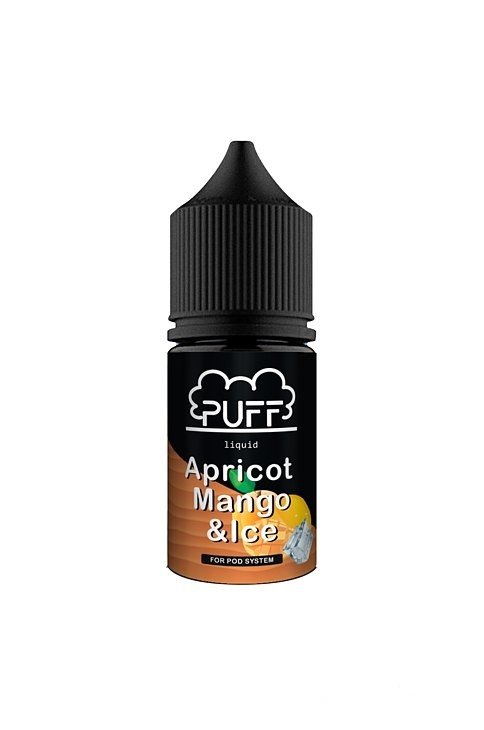 Фото Puff Salt - Apricot Mango & Ice (Абрикос, Манго, Лед) 30мл, 20 мг/мл