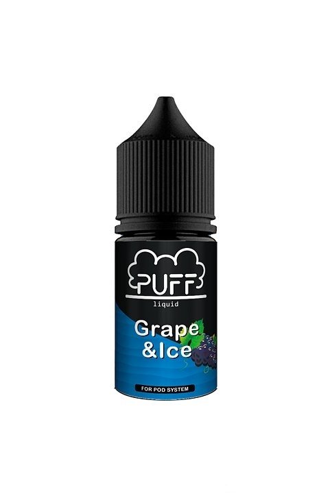 Фото Puff Salt - Grape & Ice (Виноград, Лед) 30мл, 20 мг/мл
