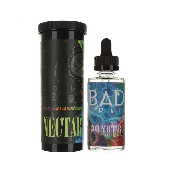 Фото Bad Drip - GOD Nectar (Маракуйя, Гуава, Манго, Апельсин) 60мл
