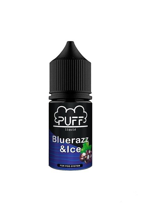 Фото Puff Salt - Bluerazz & Ice (Голубая малина, Лед) 30мл