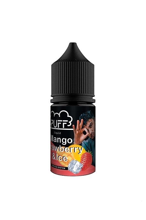 Фото Puff Salt - Mango Strawberry & Ice (Манго, Клубника, Лед) 30мл
