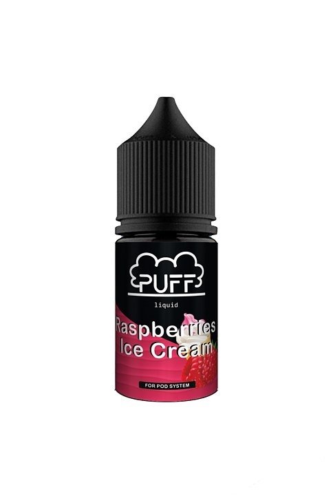 Фото Puff Salt - Raspberries Ice Cream (Малиновое мороженое) 30мл