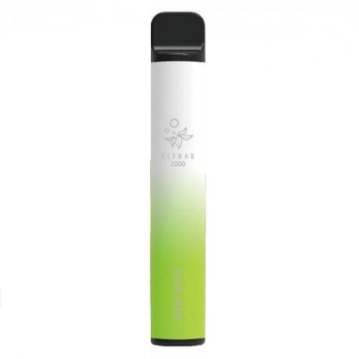 Фото Elf Bar - Sour Apple (Яблоко), 2000 затяжек, 20 мг (2%)
