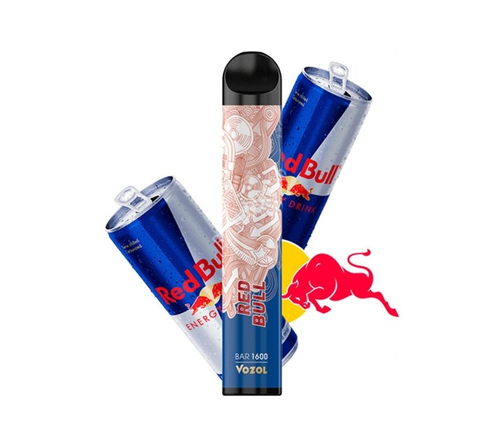 Фото Vozol Bar - Red Bull, 1600 затяжек, 20 мг (2%)