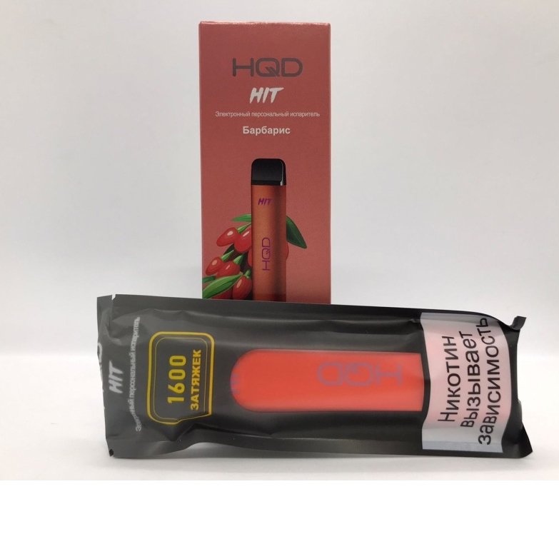 Фото HQD Hit - Барбарис , 1600 затяжек, 20 мг (2%)
