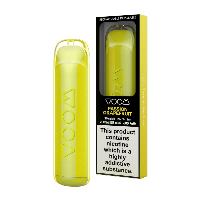 Фото Voom - Passion Grapefruit (Грейпфрут), 600 затяжек, 20 мг (2%)