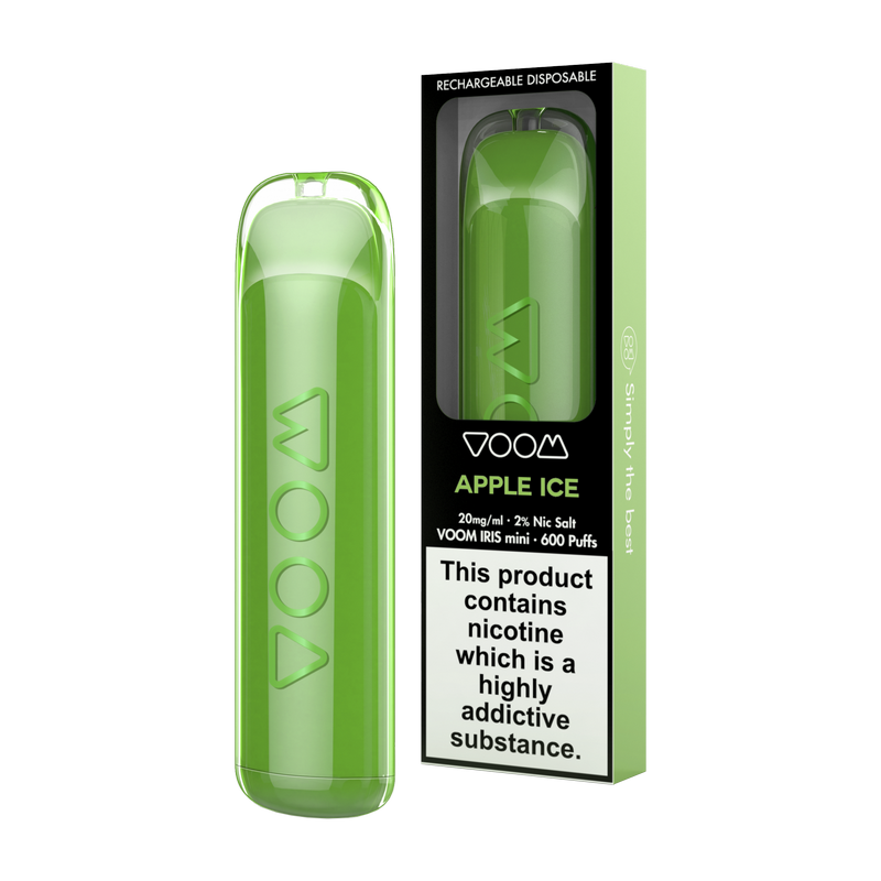 Фото Voom - Apple Ice (Яблоко) 600 затяжек, 20 мг (2%)