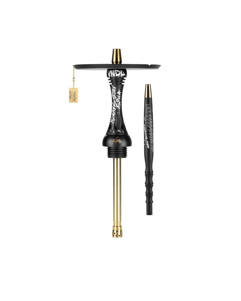 Фото Alpha Hookah - Model X VNDL Jet Black (Шахта+Шланг+Мундштук+Блюдце)