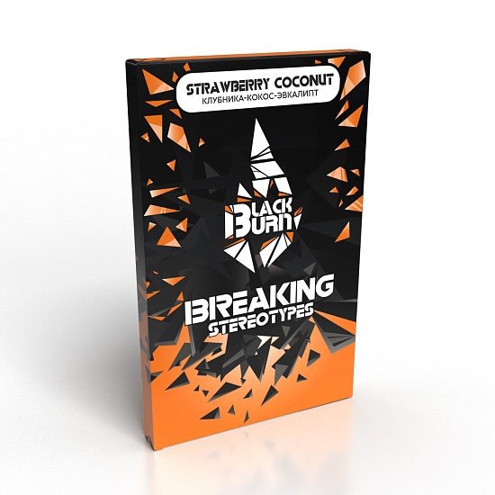 Фото Black Burn - Strawberry Coconut (Клубника-Кокос-Эвкалипт) 100г