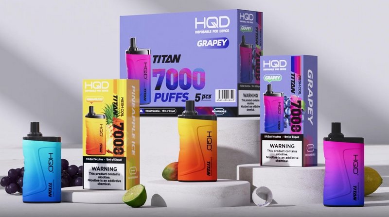 Фото HQD Titan 7000 - Маракуйя-Ананас-Клюква