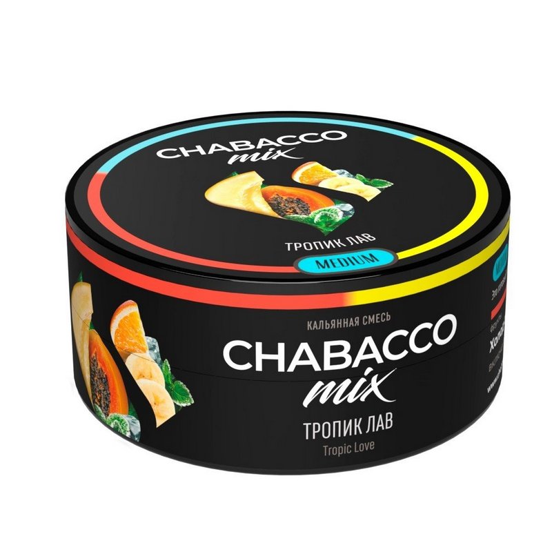 Фото Chabacco MEDIUM MIX - Asian Mix (Тропический Смузи) 50г