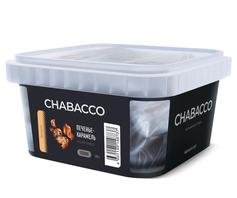 Фото Chabacco STRONG - Caramel Cookies (Печенье-Карамель) 200г