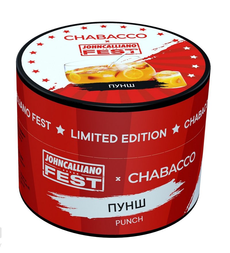 Фото Chabacco MEDIUM - Punch (Пунш) 50г
