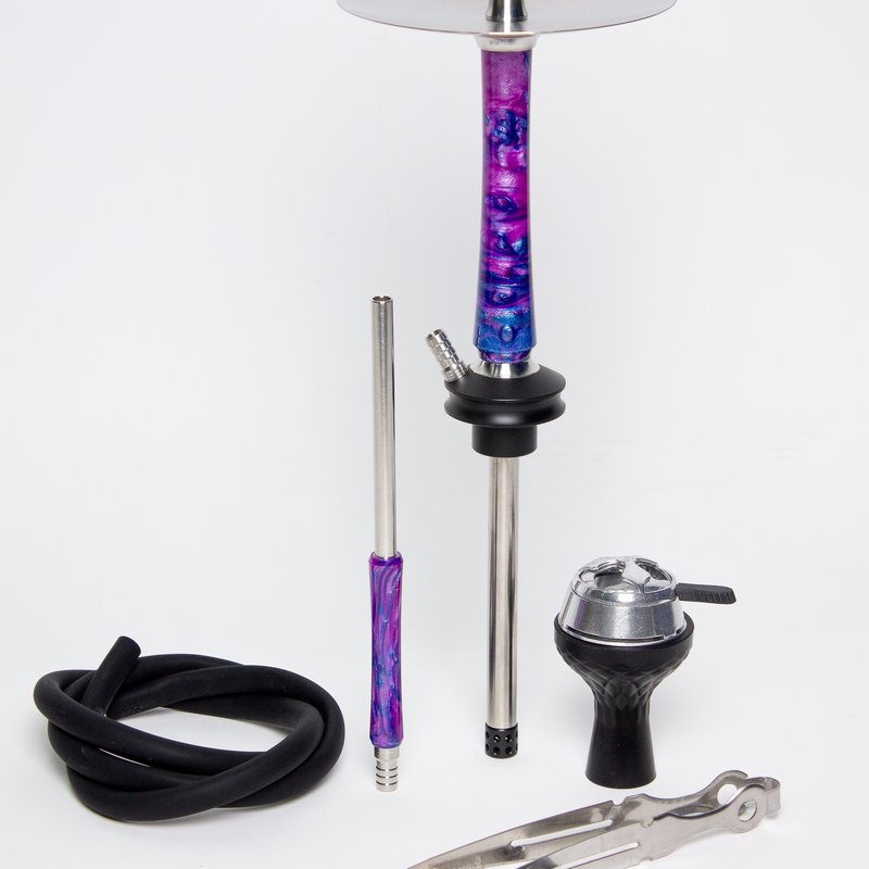 Фото Avanti Sky - Purple (Шахта  +Шланг + Мундштук + Чаша + Калауд + Щипцы)