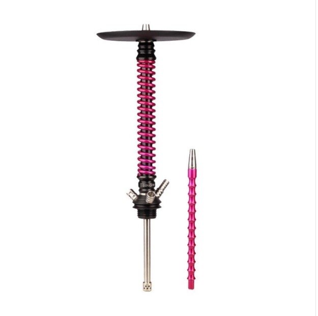 Фото Mamay Custom V3 №12 Coilovers Пружина:Розовый лак / Шахта:Черный (Шахта + Мундштук + Блюдце)