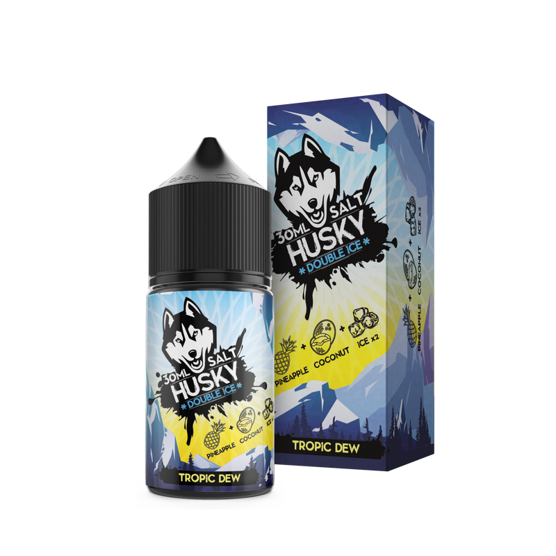 Фото Husky Salt Double Ice - Tropic Dew (Пина колада) 30 мл №2