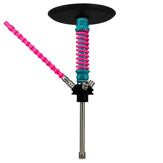 Фото Mamay Custom Coilovers Mini Пружина:Фукси / Шахта:Голубой (Шахта + Мундштук + Блюдце)